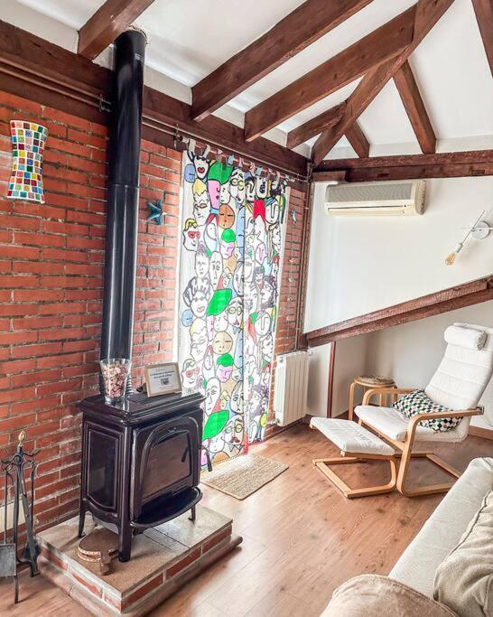 Acogedor Loft Con Vistas A La Ciudad Apartman Santender Kültér fotó
