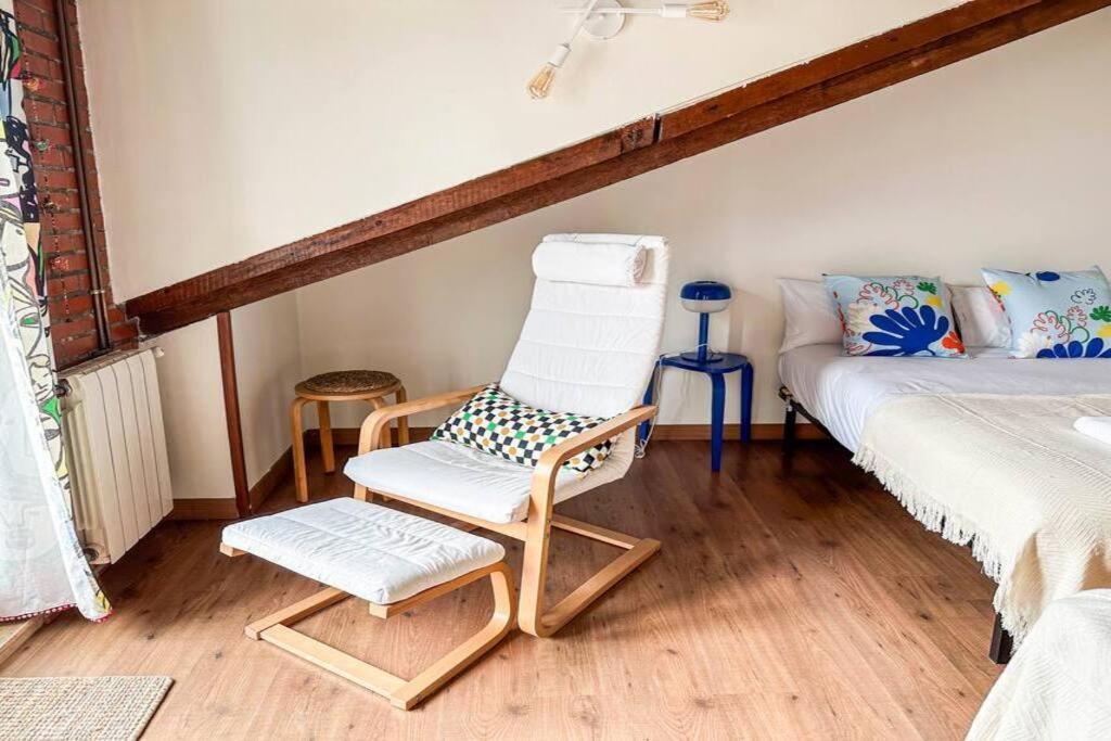 Acogedor Loft Con Vistas A La Ciudad Apartman Santender Kültér fotó