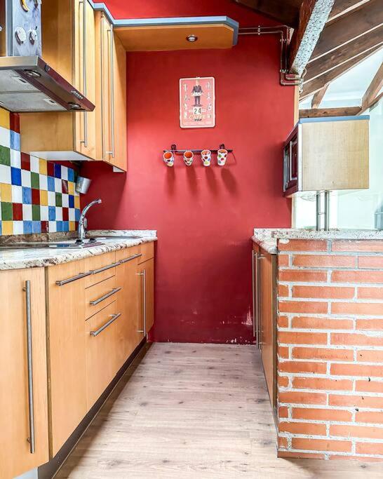 Acogedor Loft Con Vistas A La Ciudad Apartman Santender Kültér fotó