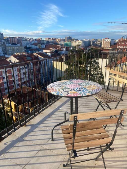 Acogedor Loft Con Vistas A La Ciudad Apartman Santender Kültér fotó