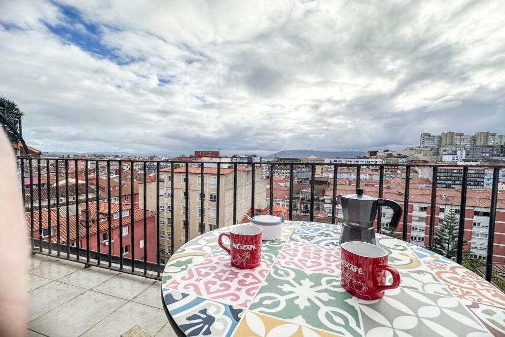 Acogedor Loft Con Vistas A La Ciudad Apartman Santender Kültér fotó